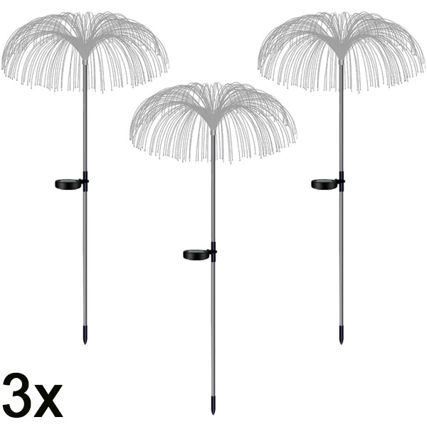 3x Соларни тропически градински светлини | LUMIPALM