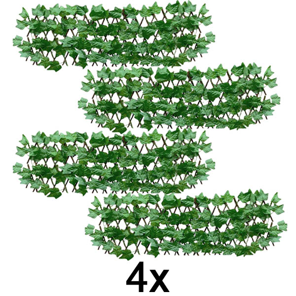 4x Декоративна и практична ограда за тераса и градина | GREENFENCE