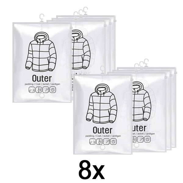 2x Висящи Торби за Вакуумно Съхранение (4 бр.) | VACUHANG